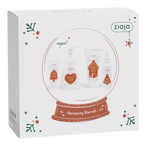 ZIAJA WEIHNACHTSAROMEN GESCHENKSET ZUR KÖRPERPFLEGE LEBKUCHEN