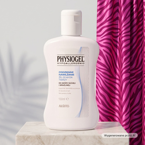 Physiogel Hypoallergenic Daily Moisture – Gesichtsreinigungsgel für trockene und empfindliche Haut, 150 ml