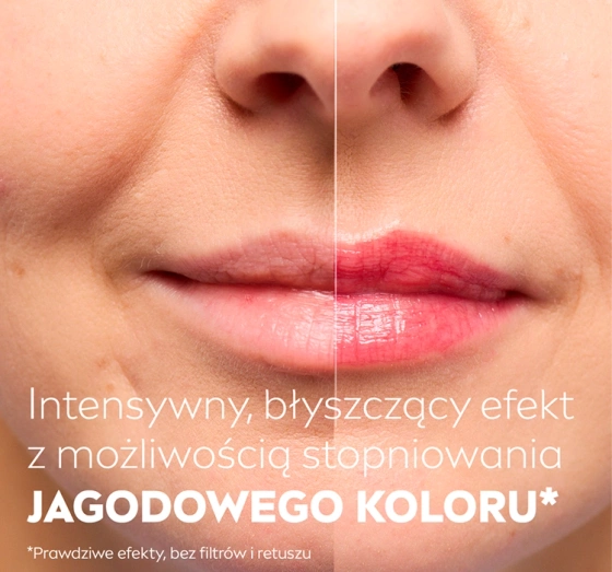 Kliknij na zdjęcie, aby je powiększyć NIVEA Glow Lips Lippenbalsam SPF30 Berry 10 ml