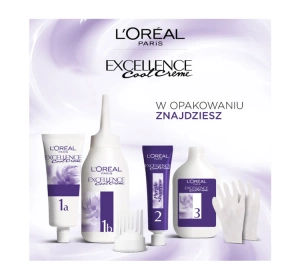 LOREAL EXCELLENCE COOL CREME HAARFARBE 7.11 ULTRA-ASCHE BLOND