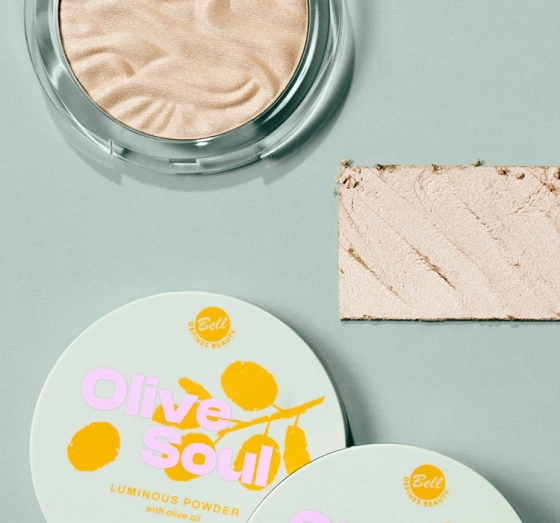 Bell Olive Soul Gepresstes Highlighter-Puder für das Gesicht 01 Devy Olive 6,5g