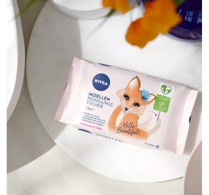NIVEA pflegende Mizellen-Make-up-Entferner-Tücher, 25 Stück