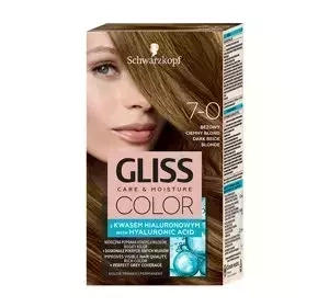 GLISS CARE & MOISTURE COLOR HAARFARBE MIT HYALURONSÄURE 7-0