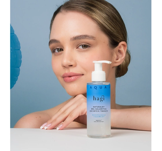 HAGI AQUA ZONE NATÜRLICHES GEL-GELEE ZUM GESICHTSWASCHEN 150ML