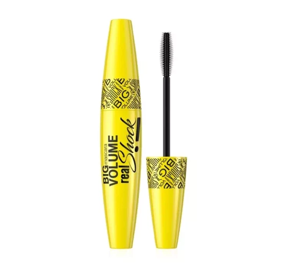Kliknij na zdjęcie, aby je powiększyć EVELINE BIG VOLUME REAL SHOCK MASCARA BLACK 10ML