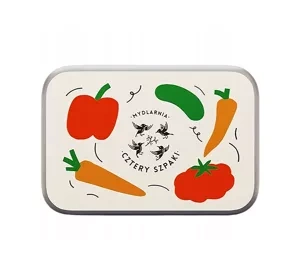 MYDLARNIA CZTERY SZPAKI RECHTECKIGE SEIFENDOSE GEMÜSE