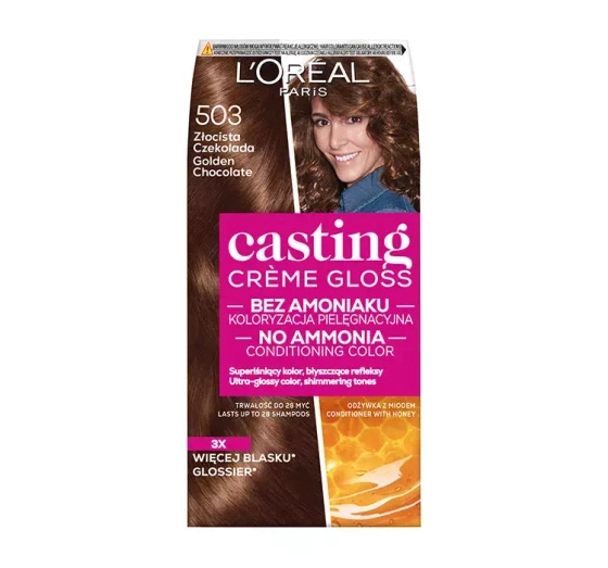 LOREAL CASTING CREME GLOSS HAARFARBE 503 SCHOKOLADEN-TOFFEE