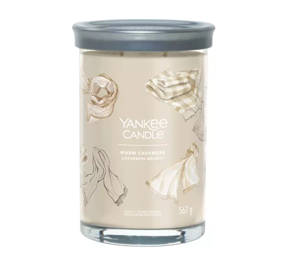 YANKEE CANDLE SIGNATURE DUFTKERZE TUMBLER WARM CASHMERE 567G