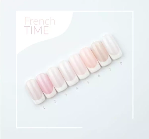 CLARESA SOAK OFF HYBRIDLACK FRENCH TIME 1 5G