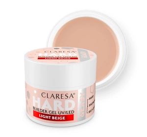 Claresa Hard & Easy Aufbaugel für Nägel Light Beige 45 g
