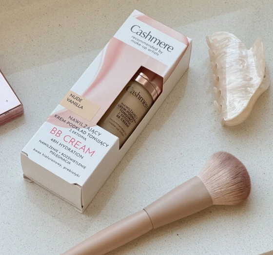 Cashmere BB Cream Feuchtigkeitsspendende BB-Creme mit Ectoin Nude Vanilla 30ml