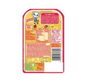 BoboVita Fruchtmus ab dem 6. Monat: Banane, Apfel und süße Erdbeere, 100 g