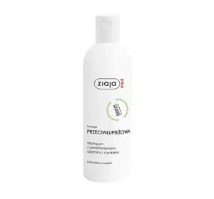 Ziaja Med Anti-Schuppen-Kur – Shampoo mit Olamin-Pirocton und Zink, 300 ml