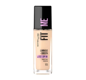 Maybelline Fit Me Luminous Smooth Gesichtsgrundierung LSF 18 105 Natural Ivory 30 ml