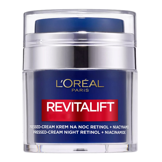 Kliknij na zdjęcie, aby je powiększyć LOREAL REVITALIFT LASER RETINOL + NIACINAMID GESICHTSCREME FÜR DIE NACHT 50ML