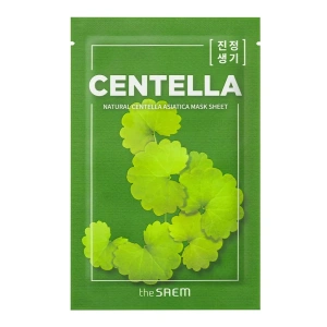The Saem Natural Centella Asiatica Mask Sheet Tuchmaske mit Centella Asiatica 21 ml