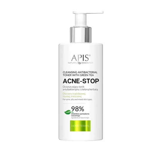 Kliknij na zdjęcie, aby je powiększyć APIS ACNE STOP REINIGENDES ANTIBAKTERIELLES TONIKUM 300ML