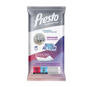 PRESTO DUAL ACTION UNIVERSELLE FEUCHTTÜCHER 40 STÜCK