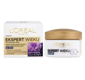 L'Oréal Paris Age Expert Anti-Falten-Regenerationscreme für die Nacht 60+ 50 ml