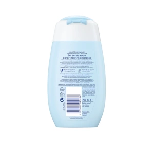 NIVEA BABY 2-in-1-Waschgel für Körper und Haare zum Schlafengehen für Kinder, 200 ml